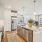 kitchen with island and stainless steel appliances